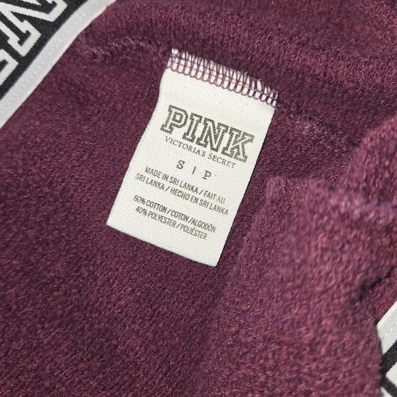 PINK Victoria's Secret Women's S Fold-over Campus Logo Joggers - Picture 8 of 13